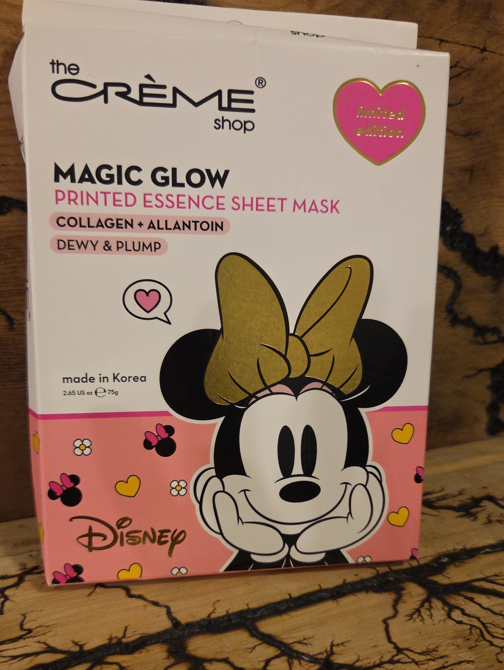 The Crème Shop Magic Glow Minnie Essence Sheet Mask Korean Skincare- 3/bx